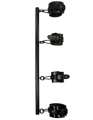 Alternate back view of KINK & CONSENT - SPREADER BAR W/ ADJUSTABLE CUFFS