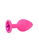 Additional PINK view of product FEM GEM - SILICONE PLUG W/ PINK GEM with color code PK