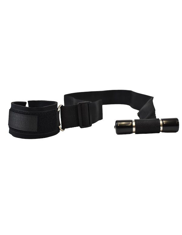 KINK & CONSENT - OVER THE DOOR CUFFS ALT3 view Color: BK