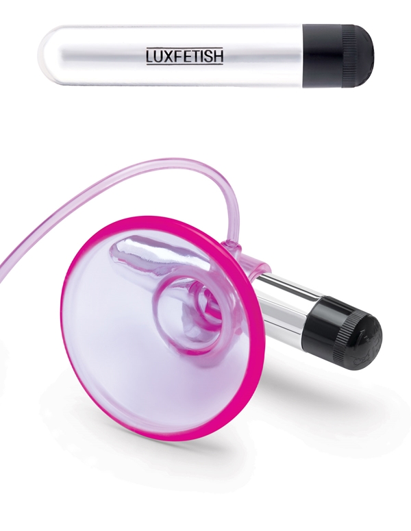 LUX FETISH VIBRATING NIPPLE SUCKERS WITH QUICK RELEASE - LF5326-04114