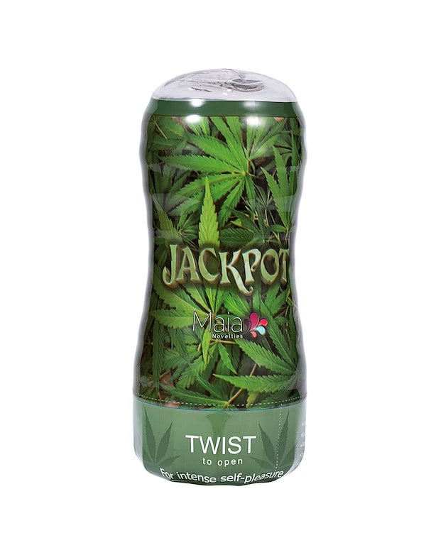 Jackpot Pot Leaf Stroker ALT1 view Color: PT
