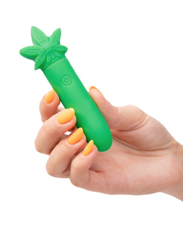 Stoni Pot Leaf Usb Rechargeable Bullet ALT3 view Color: GR