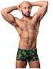 Additional BLACK/GREEN view of product HAZY DAYZ POT LEAF POUCH SHORT with color code BN