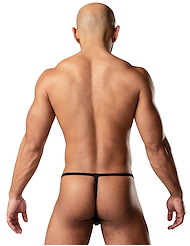 Alternate back view of HAZY DAYZ POT LEAF G-STRING