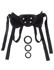 Alternate front view of SURRENDER - NEOPRENE STRAP-ON HARNESS