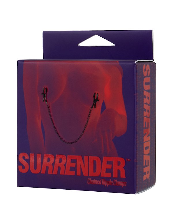 SURRENDER - CHAINED NIPPLE CLAMPS ALT2 view Color: BK