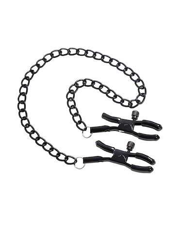 SURRENDER - CHAINED NIPPLE CLAMPS - PB-56007-1-3350