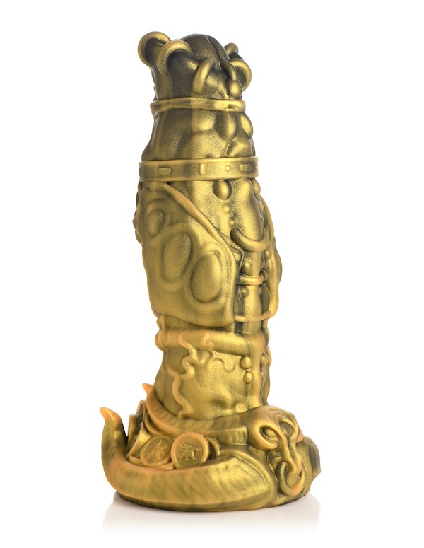 Creature Cocks King Minotaur Silicone Dildo ALT4 view Color: GD
