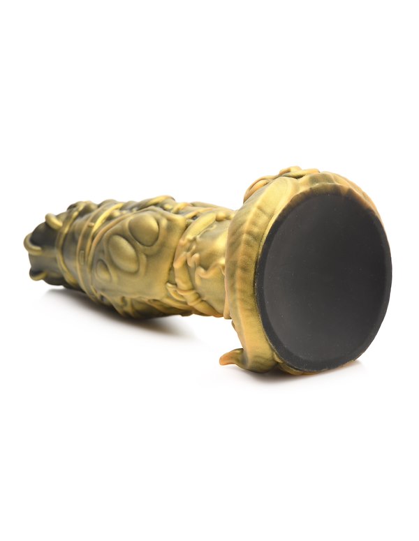 Creature Cocks King Minotaur Silicone Dildo ALT5 view Color: GD