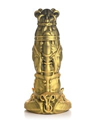 Front view of CREATURE COCKS KING MINOTAUR SILICONE DILDO