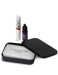 Alternate front view of XO KISSES & ORGASMS PLEASURE KIT