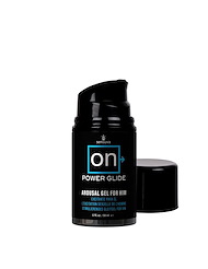 Alternate front view of ON POWER GLIDE AROUSAL GEL FOR HIM