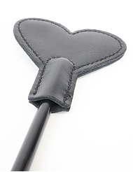 Alternate back view of KINK & CONSENT - HEART CROP AND FLOGGER