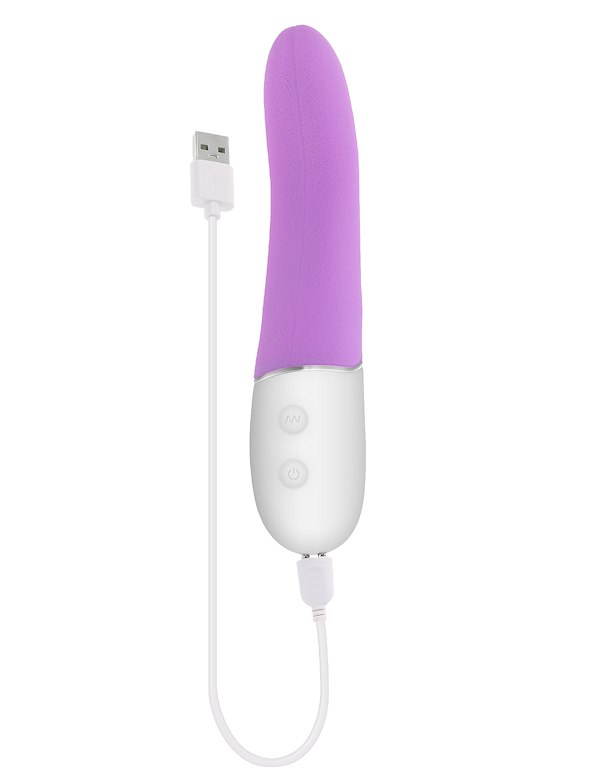 Slip Of The Tongue Come Hither Vibrator ALT6 view Color: PR