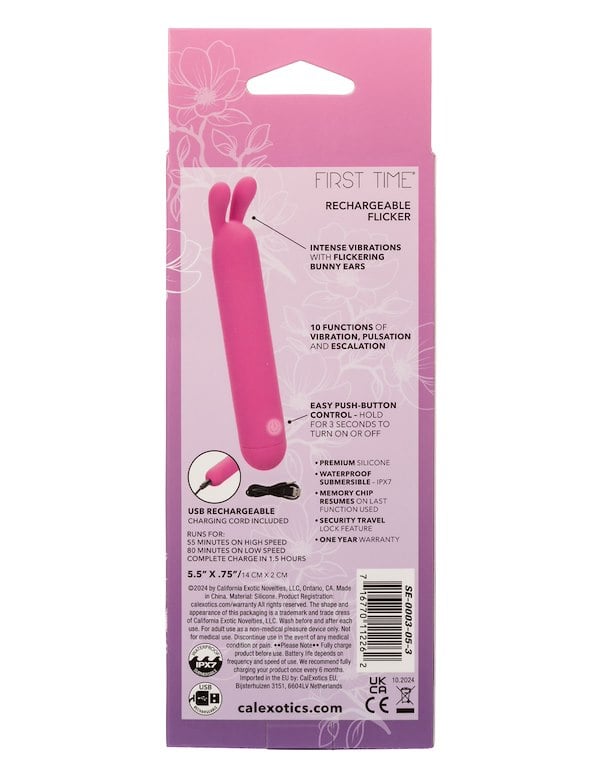 First Time Rechargeable Flicker ALT3 view Color: PK