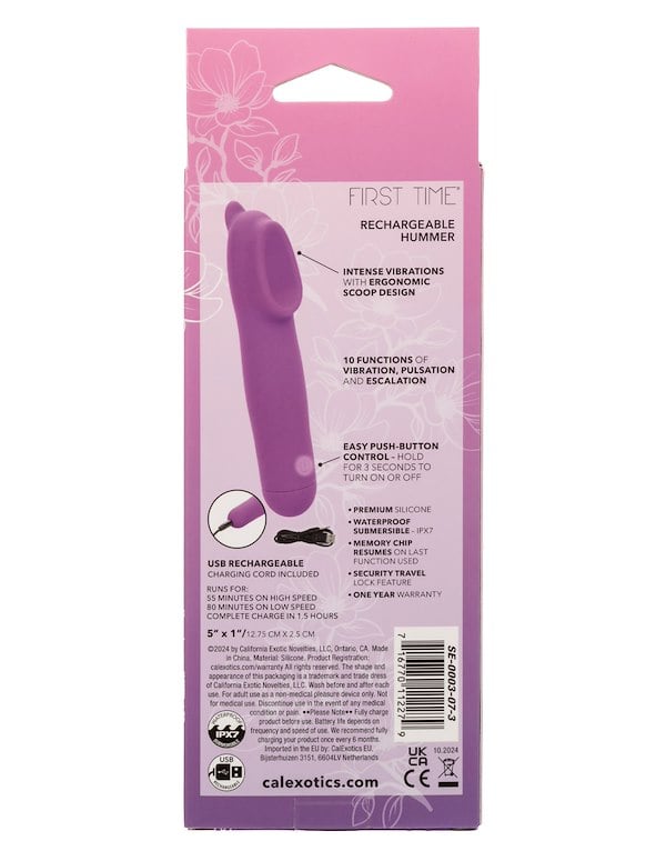 First Time Rechargeable Hummer ALT3 view Color: PR
