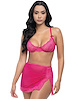 Additional PINK YARROW view of product BRITT 3PC BRA AND SKIRT SET with color code HP