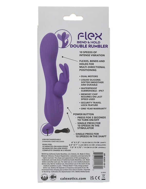 Flex Bend & Hold Double Rumbler ALT3 view Color: PR