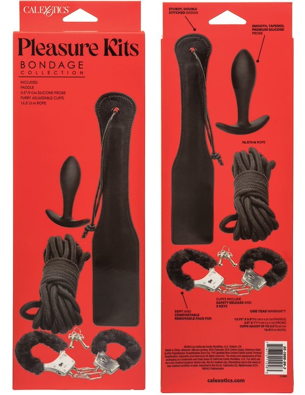 Pleasure Kits Bondage Collection ALT3 view Color: BK