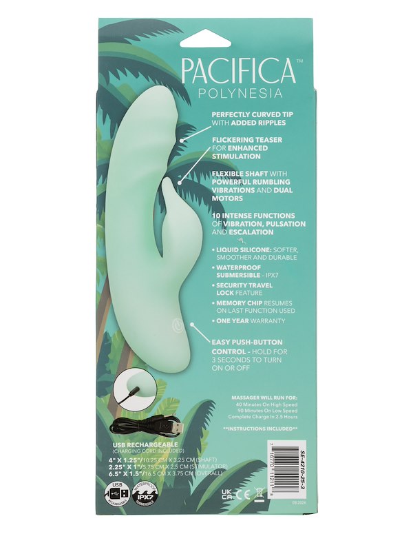 Pacifica - Polynesia Dual Stimulator ALT3 view Color: BL