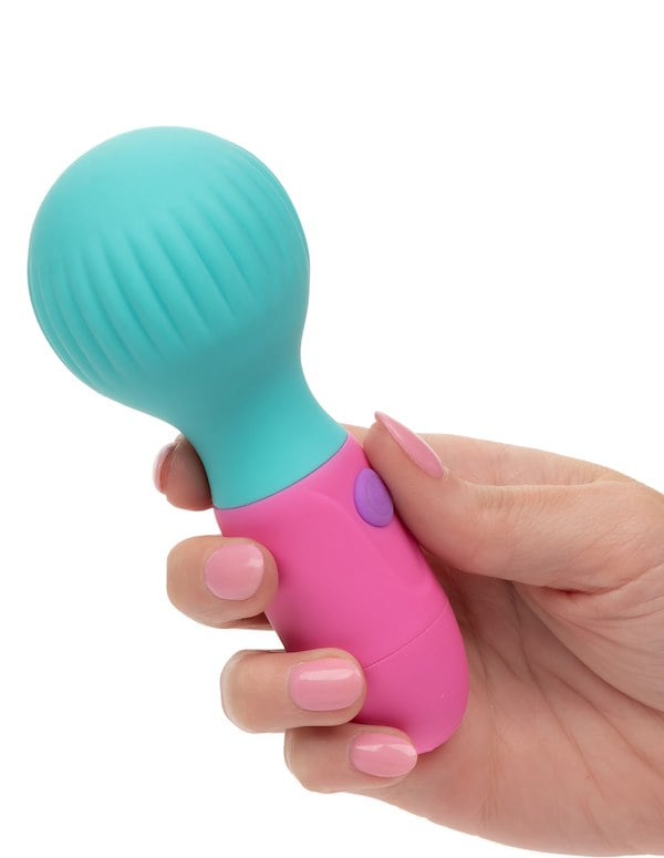 Naughty Bits To The Max Vibrating Wand ALT2 view Color: PBL