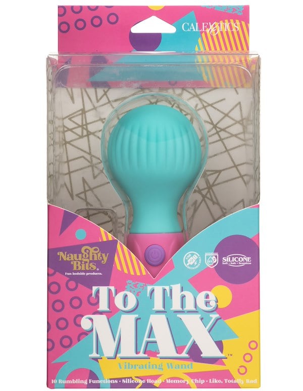Naughty Bits To The Max Vibrating Wand ALT3 view Color: PBL