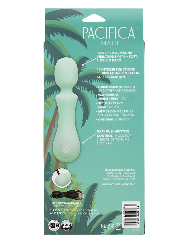 Pacifica - Maui Wand Massager ALT3 view Color: BL