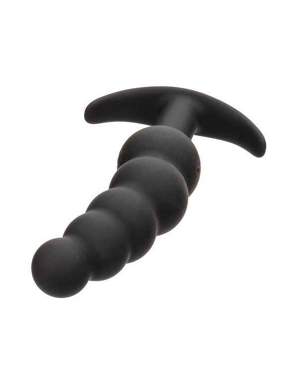 Boundless Vibrating X5 Beaded Plug ALT1 view Color: BK