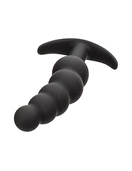 Alternate back view of BOUNDLESS VIBRATING X5 BEADED PLUG