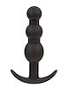 Additional BLACK view of product BOUNDLESS VIBRATING BEADED PLUG with color code BK