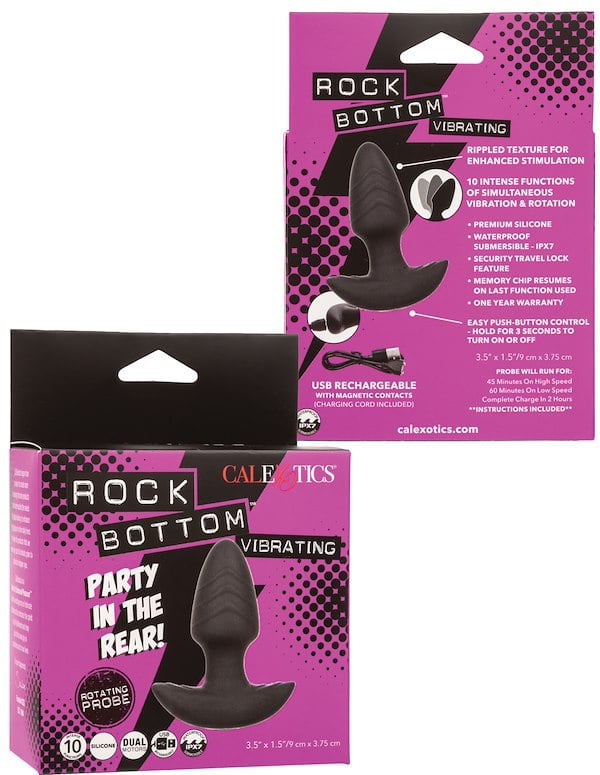 Rock Bottom Vibrating Rotating Probe ALT5 view Color: BK
