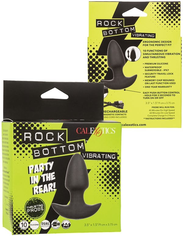 Rock Bottom Vibrating Thrusting Probe ALT5 view Color: BK
