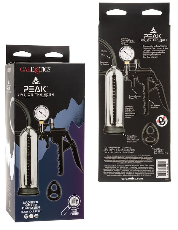 Peak Magnified Gauged Pump System ALT4 view Color: CKB