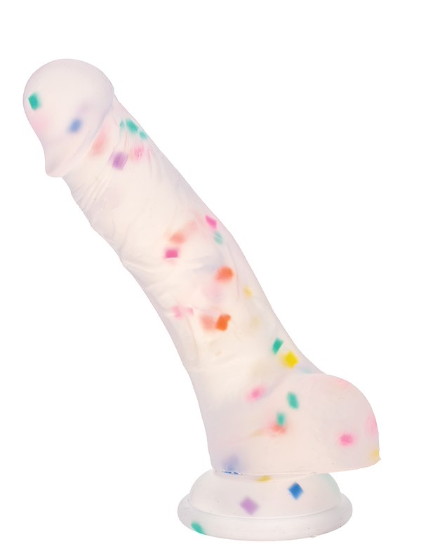 Silicone Studs Party Boy 5.25 Dildo ALT1 view Color: CL
