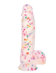 Alternate back view of SILICONE STUDS PARTY BOY 6 DILDO