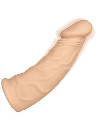 Alternate back view of PERFORMANCE MAXX RECHARGEABLE VIBRATING EXTENSION 7 INCH