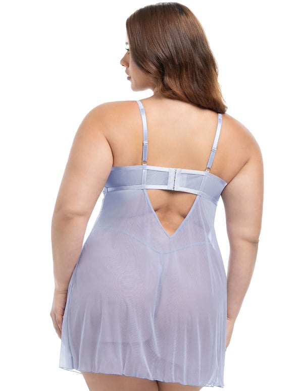 Elsie Underwire Babydoll With G-String ALT1 view Color: LB