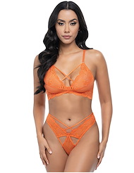 Front view of AMINA SOFT CUP BRALETTE AND PANTY