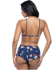 Alternate back view of REINA TRIANGLE BRALETTE AND SHORTS