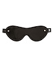 Additional BLACK view of product SEI MIO - EYES WIDE SHUT - SOFT VELVET BLINDFOLD with color code BK