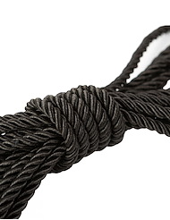 Alternate back view of SEI MIO - KNOT IN CONTROL - 10M SILKY BONDAGE ROPE