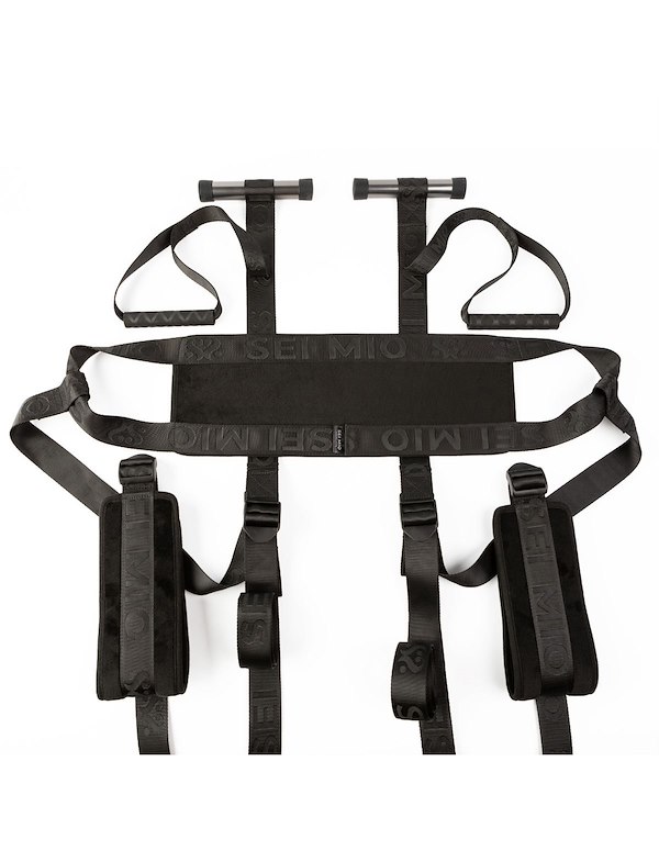 Sei Mio - Behind Closed Doors - Adjustable Door Hanging Sex Swing default view Color: BK
