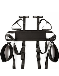 Alternate back view of SEI MIO - BEHIND CLOSED DOORS - ADJUSTABLE DOOR HANGING SEX SWING