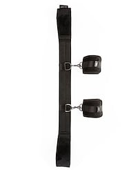 Front view of SEI MIO - SPREAD THE LOVE - ANKLE SPREADER BAR WITH WRIST CUFFS