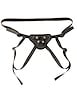 Additional BLACK view of product SEI MIO - STRAPPERS DELIGHT - BEGINNERS STRAP-ON HARNESS with color code BK