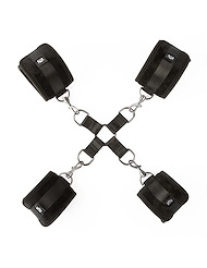 Alternate front view of SEI MIO - HOG TIED AND SATISFIED - HOG TIE AND CUFF SET