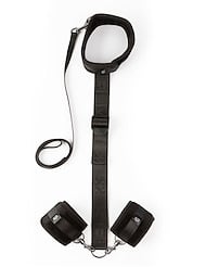 Front view of SEI MIO - NECK FIRMLY IN CHECK - ADJUSTABLE NECK & WRIST RESTRAINT KIT