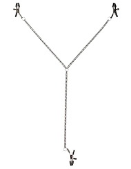 Alternate back view of SEI MIO - TRIPLE TEASE - ADJUSTABLE NIPPLE AND CLIT CLAMP SET