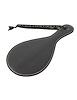 Additional BLACK view of product SEI MIO - ROUNDLY CHASTISED - BROAD CIRCULAR SPANKING PADDLE with color code BK