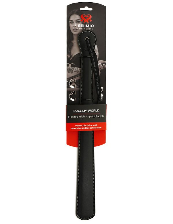 SEI MIO - RULE MY WORLD - FLEXIBLE HIGH IMPACT PADDLE ALT2 view Color: BK